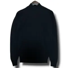 美品 英国製 JOHN SMEDLEY モックネックニット ブラック Mサイズ