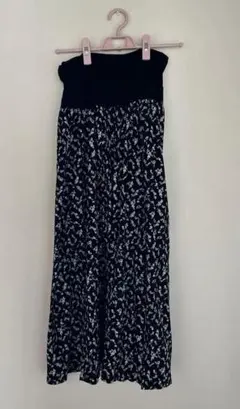 【マタニティ】 【安産】花柄スカート