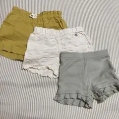 petit main ショートパンツ3点セット 90cm