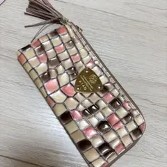 サマーセール最終値下げ！アタオ リモ 長財布 ステンドグラス ロージー