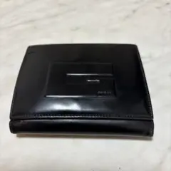 最終値下げGUCCI ブラックレザー 二つ折り財布