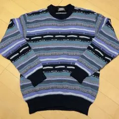 90s supreme swag fti gx1000 dime 総柄ニットポロ - メルカリ