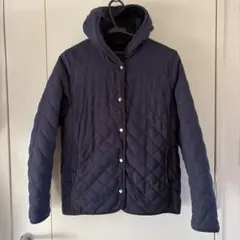 ネイビー キルティングジャケット