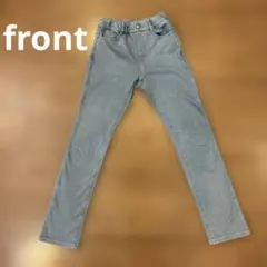 GLOBAL WORKキッズ　デニムストレッチスキニーパンツ ゴムウエスト