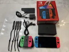 Nintendo Switch (有機ELモデル) ネオンブルーレッド　おまけ付