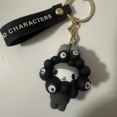 サンリオミャクミャク　黒　キーホルダー　マイメロ