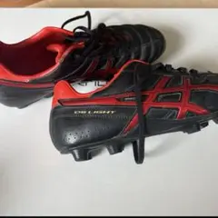 ASICS DS LIGHTサッカーシューズ ブラック/レッド27cm