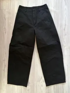 UNIQLO U 黒 ワイドパンツ