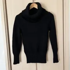 RESTIR タートルネック（黒）ニット・セーター