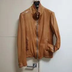 REAL SIMONS カタリナ レザージャケット 手作りエイジング加工Lサイズ 