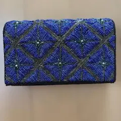値下げ！ビーズ刺繍クラッチバッグ