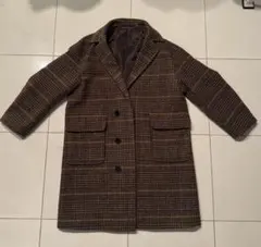 niko and ... ニコアンド ブラウンチェック チェスターコート