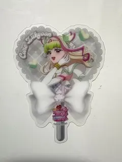 キュアズキューン　映画特典　うちわ型クリアカード