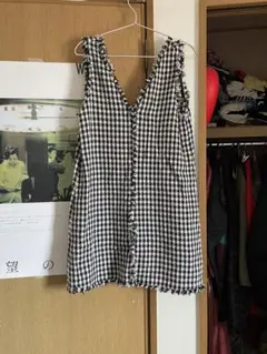 ZARA ツイードワンピースのサムネイル