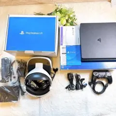 箱付き動作確認清掃済みPS4本体すぐ遊べるセットCUH-2200A+PSVR②
