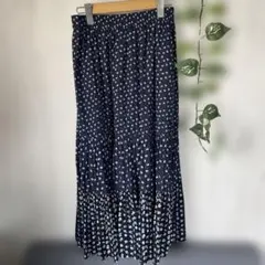 UNIQLO✖️PAUL&JOE Mサイズフラワープリント ロングフレアスカート