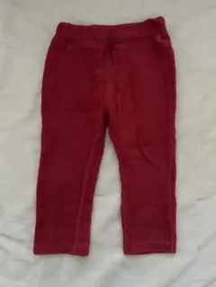 BeBe ベビーパンツ コーデュロイ レッド 80cm