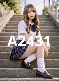 A2431【AI美女ポスターA4サイズ】高画質/高品質/