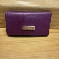 FURLA パープル キーケース
