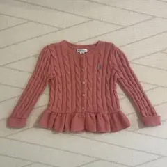 ラルフローレン ケーブル編み カーディガン 24M