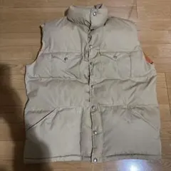 美品70'S 希少ノースフェイス茶タグ　ダウンベスト　XL USA製