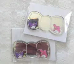マツキヨココカラ★マイメロディとクロミのうきうき新生活　アクリルミラー2点セット
