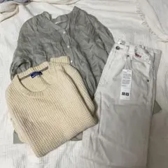 Uniqlo U レギュラーフィットストレートジーンズ 23インチ