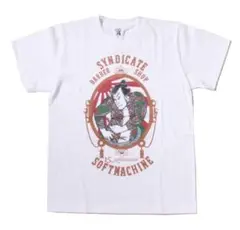ソフトマシーン x シンジケート バーバー ショップ カットマン tシャツ