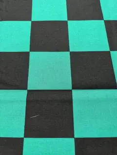 鬼滅の刃 竈門炭治郎 羽織柄　日本製綿100% 約幅110cm×100cm