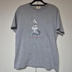 【90s】ルーニーテューンズ バッグスバニー Tシャツ L相当 ボロ グランジ