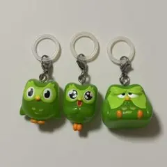 ぽんちっち様リクエストDuolingo Duo めじるしアクセサリー 3点セット
