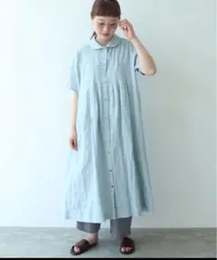 美品　ビュルデサボン　リネン　ワンピース　レース　フリーサイズ 2025年最新】bulle de savon ワンピース 麻の人気アイテム