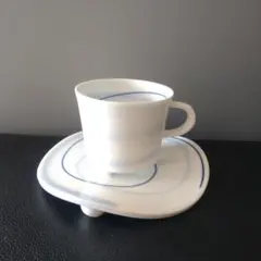 フランス アンティーク 陶器 ブリュロ カップ ソーサー c&s - メルカリ
