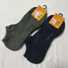 ユニクロHEATTECH ショートソックス 25-27cm 2色セット