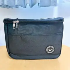 ランチバッグ　クーラーバッグ　クーラートートバッグ　黒　保冷保温　Lサイズ