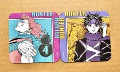初期 希少　HUNTER×HUNTER 幻影旅団 　クロロ　ヒソカ カレンダー⑥ ハンターハンター 原画展 日めくりカレンダー ヒソカ クロロ 6枚セット