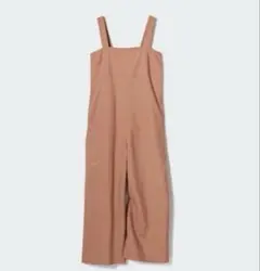 UNIQLO リネンブレンドサロペット ブラウンのサムネイル
