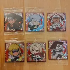 ナルト シール ウエハース 忍界3-20～25 合計6点