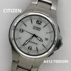 citizen シチズン A412-T005390 動品 1984 エコドライブ