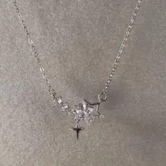 星形モチーフ シルバーネックレス