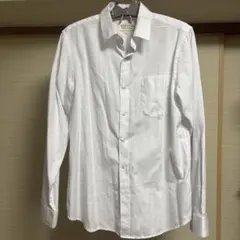 長袖シャツ Lサイズ メンズ 白 ホワイト 長袖 シャツ