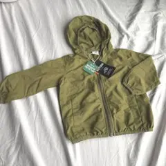 SOTODE キッズ フード付きジャケット カーキ