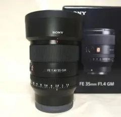 SONY FE35mm F1.4GM 美品 フィルター、箱付き ソニー、12本目のG Masterレンズ「FE 35mm F1.4 GM」。税別19.8