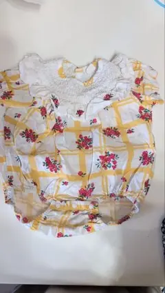 バースデイ 花柄 ロンパース カバーオール コトリ cottoli