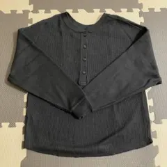 BACK NUMBER ブラック長袖カットソーMサイズ