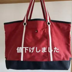 TOMMY HILIGER キャンバストートバッグ