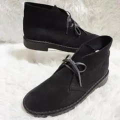 美品！クラークス デザートブーツ 最終価格 黒 スエード US8.0