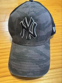NEW ERA 迷彩柄 NYロゴ キャップ