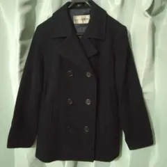 CHARACTERISTIC SIDEピーコートＬSizeダークネイビー男女