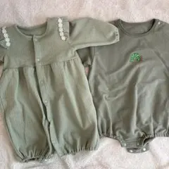 Birthday フラワーグリーン　ツーウェイオール　70cm セット売り